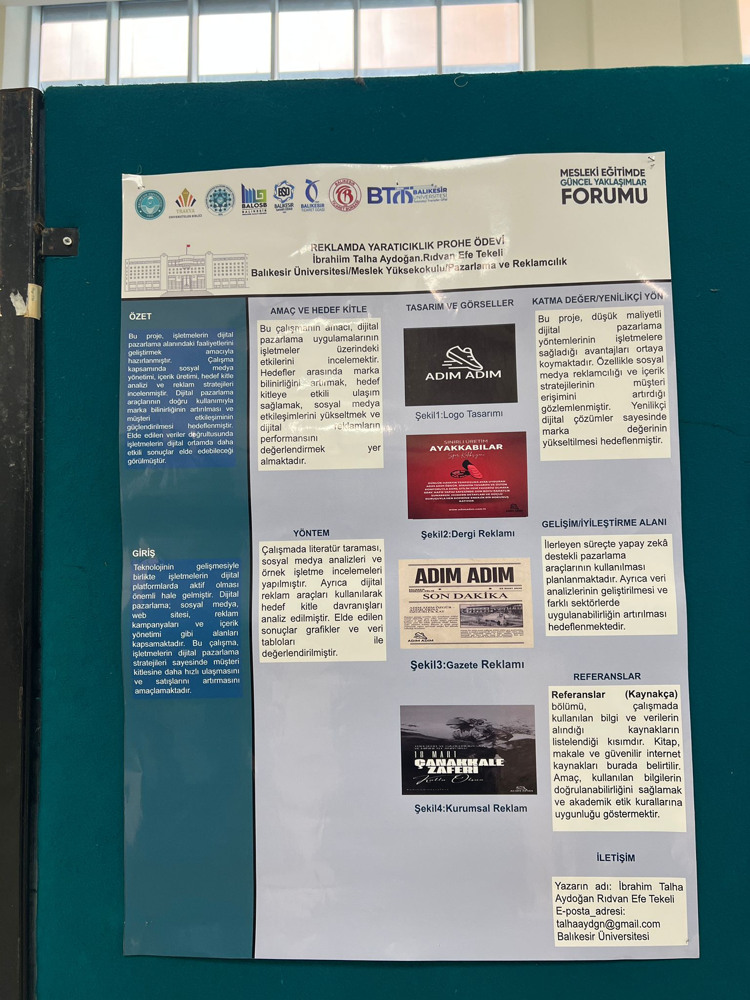 Marketing and Advertising Department Students Contribute to the Forum with Poster Presentations 13