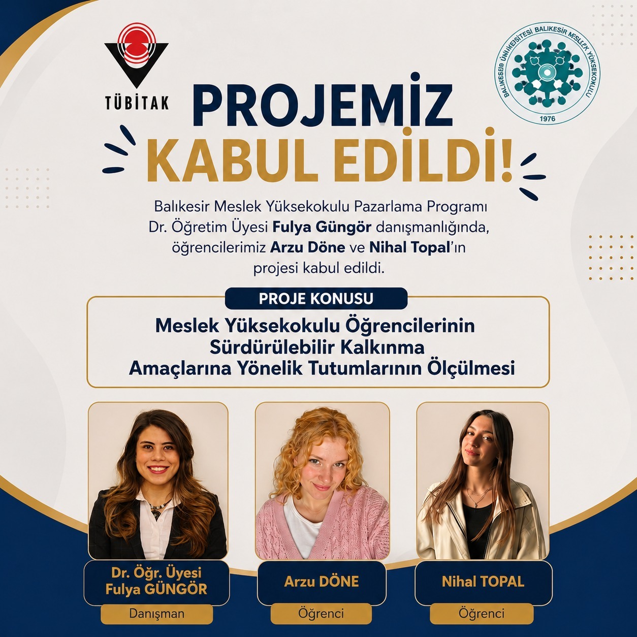 Balıkesir Meslek Yüksekokulu, Öğrencilerinin Bilimsel Araştırma ve Proje Geliştirme Alanındaki Başarılarına Bir Yenisini Daha Ekledi 1
