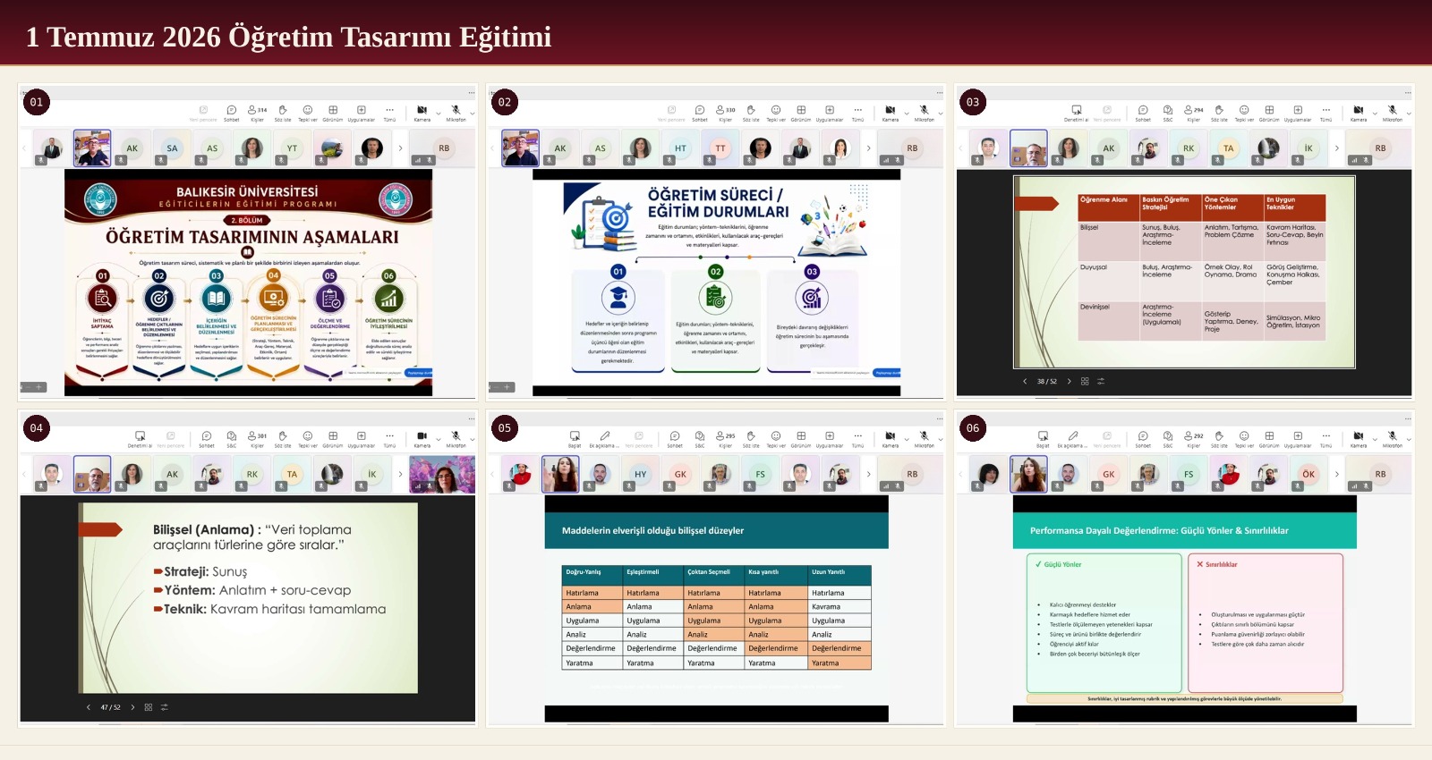  Öğretim Tasarımı ve Öğretim Tasarımına Teknoloji Entegrasyonu Yapay Zeka Uygulamaları Eğitimleri Gerçekleştirildi 1
