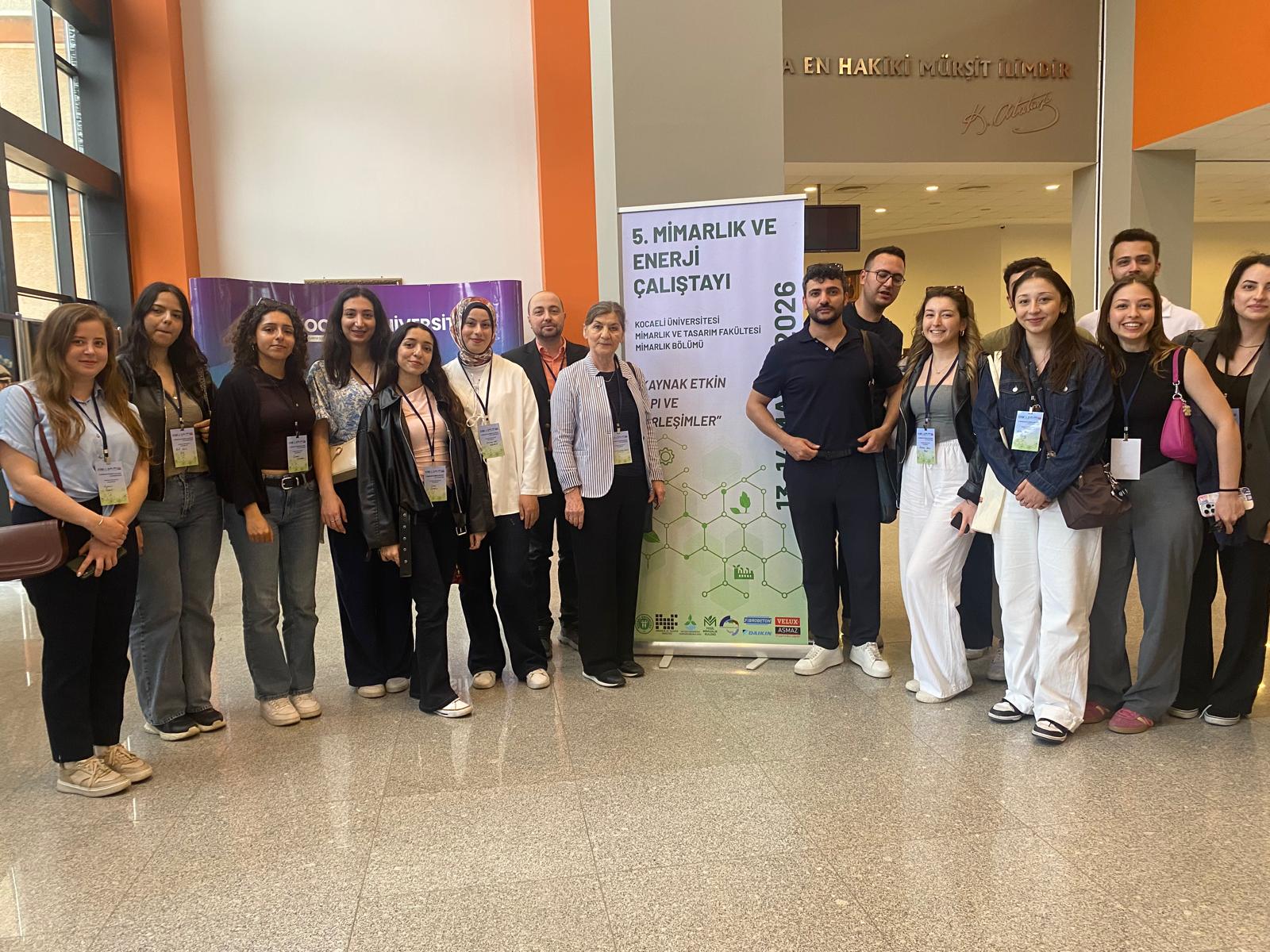 As the Department of Architecture at Balıkesir University Faculty of Architecture, we participated along with our students in the 5th Architecture and Energy Workshop organized by the Kocaeli University Faculty of Architecture and Design.