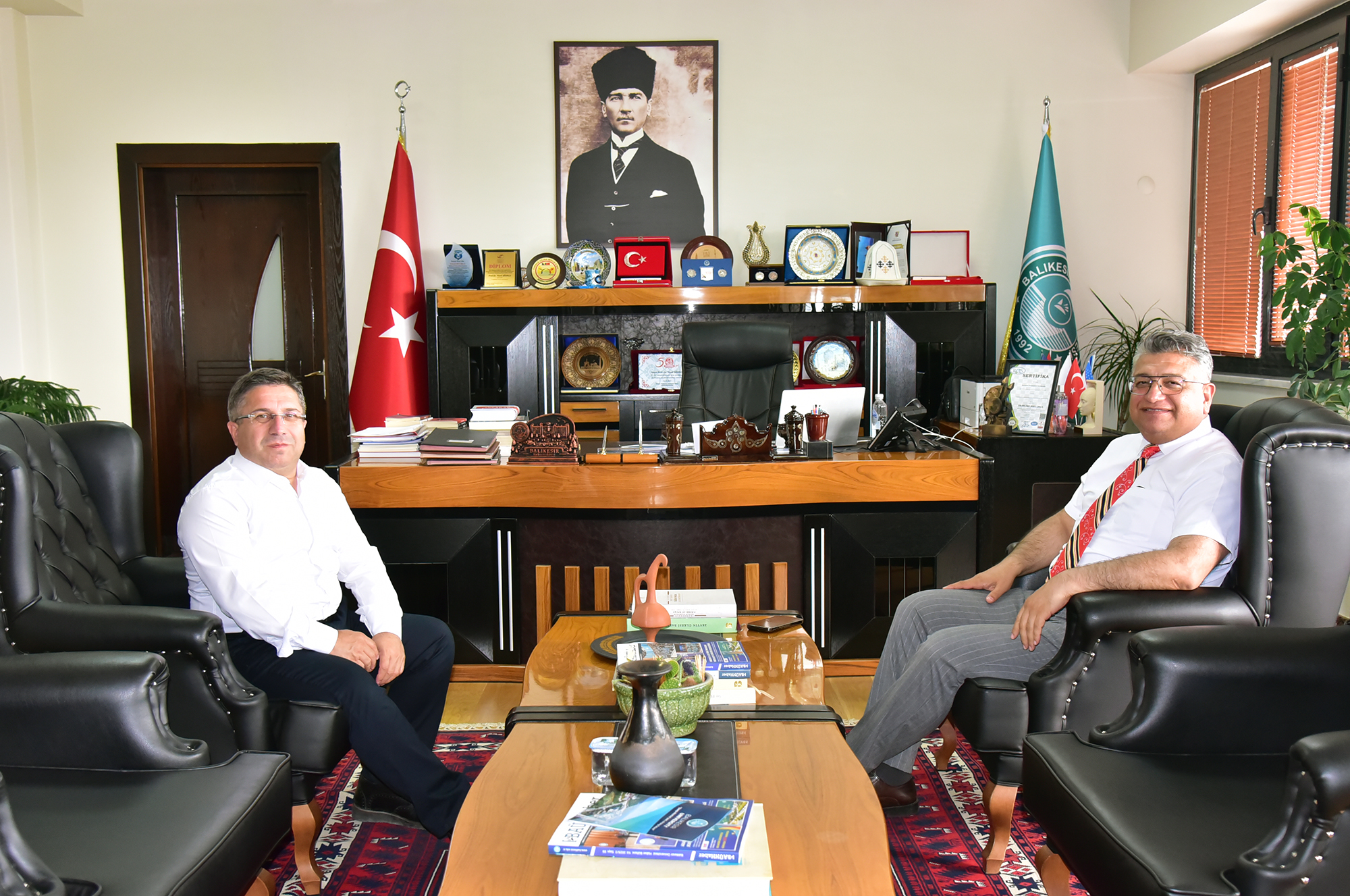 DPÜ Rektörü Kızıltoprak ve BANÜ Rektörü Boz’dan Balıkesir Üniversitesine Ziyaret 2