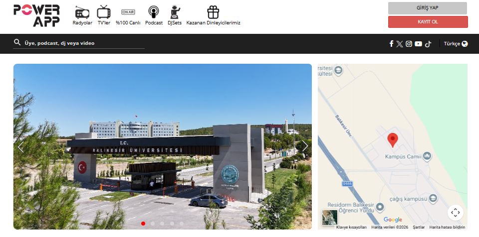 BAUN RADYO POWERAPP DA YAYINDA