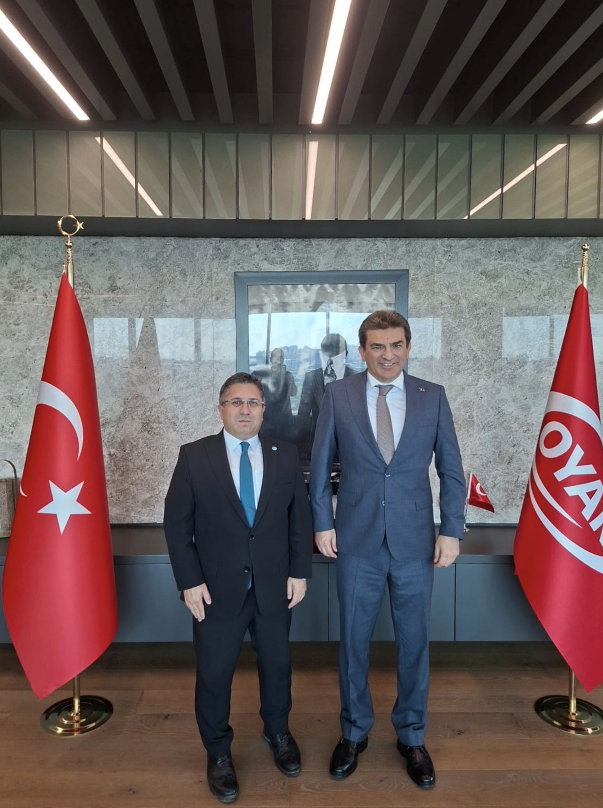 Rektör Oğurlu’dan OYAK Genel Müdürü Yalçıntaş’a İade-i Ziyaret