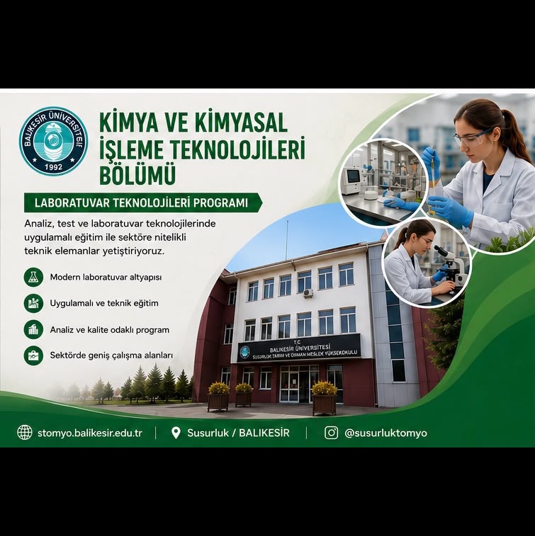 Geleceğini Balıkesir Universitesi Susurluk Tarım ve Orman Meslek Yüksekokulunda şekillendir. 3