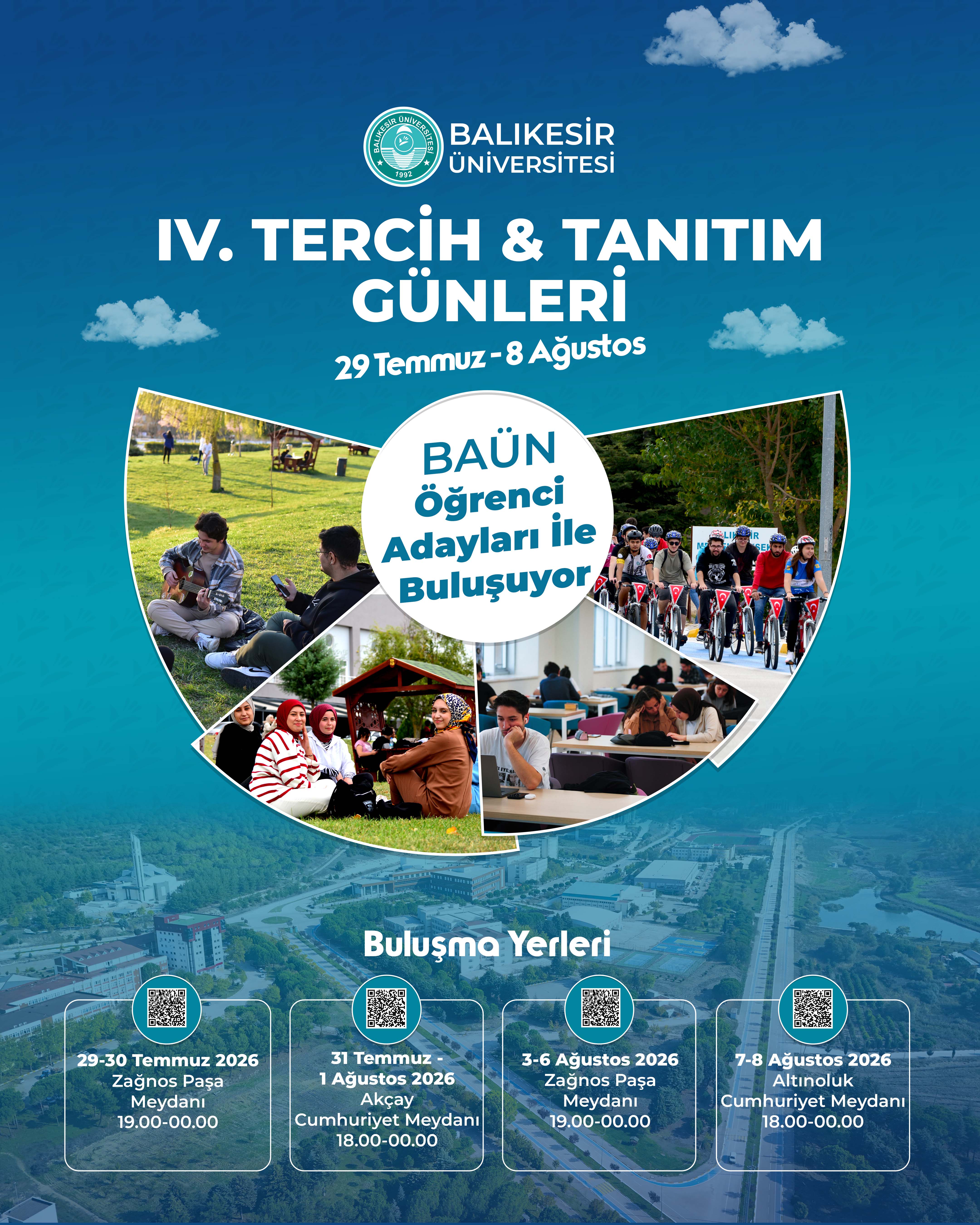 Balıkesir Üniversitesi Tercih Döneminde de Aday Öğrencilerin Yanında