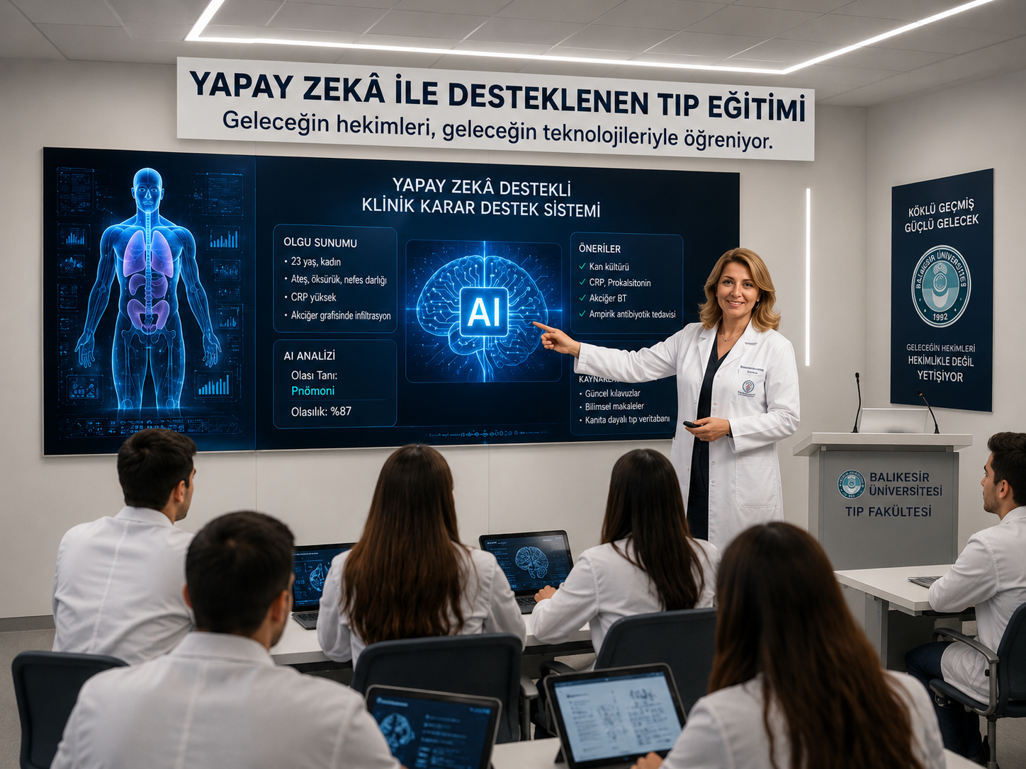 Neden Balıkesir Üniversitesi Tıp Fakültesi?  Sadece Doktor Değil, Geleceğin Hekimini Yetiştiriyoruz.