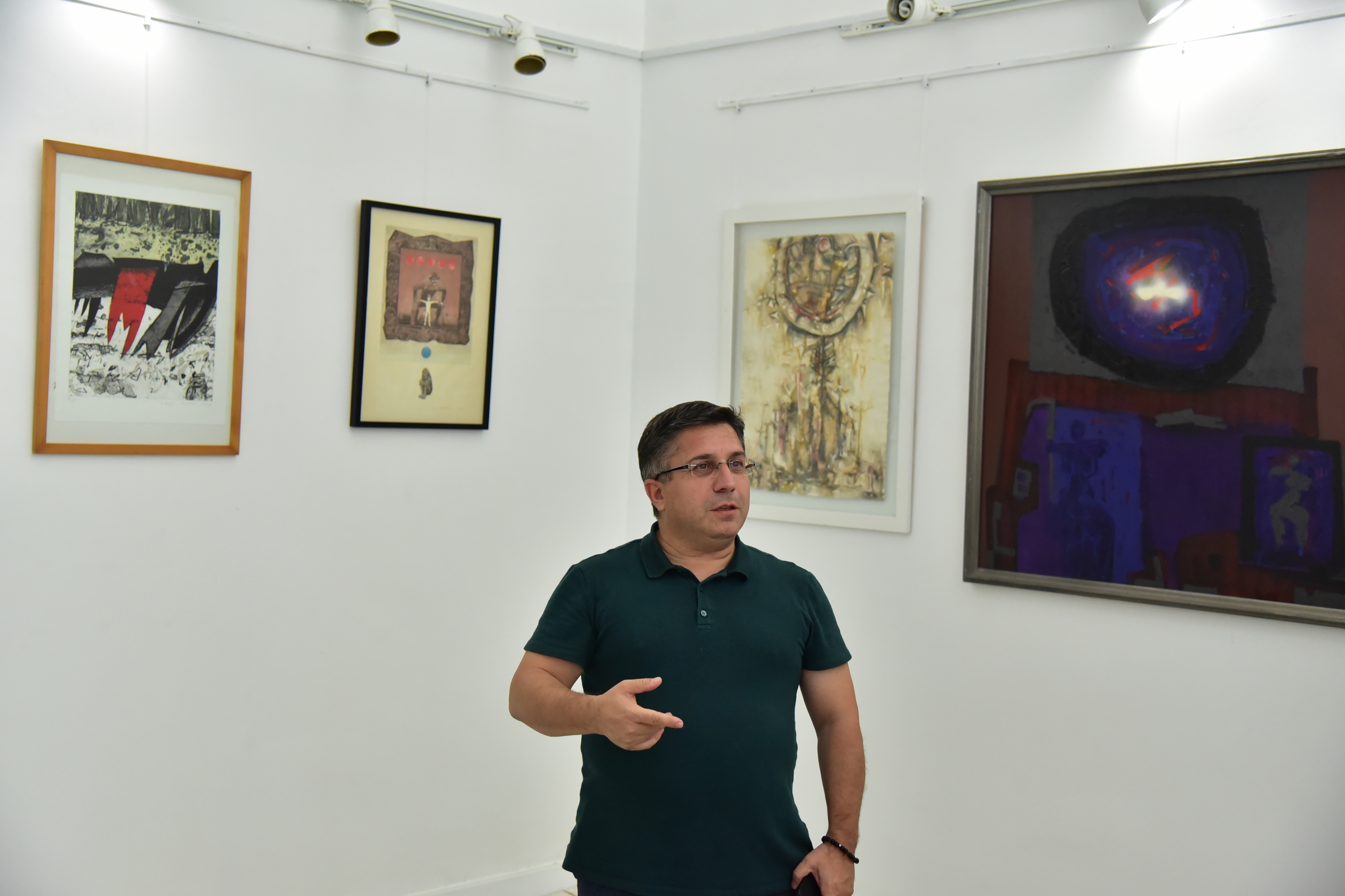 BAÜN Güzel Sanatlar Fakültesi Sanat Koleksiyonunun Seçkin Eserleri “Biriken Bellek” Sergisinde Beğeniye Sunuldu 2