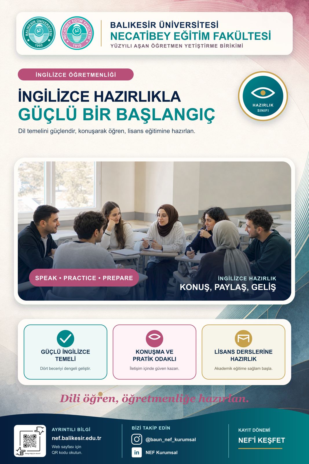 📢 2026–2027 Eğitim-Öğretim Yılı İngilizce Hazırlık Programı Duyurusu 1