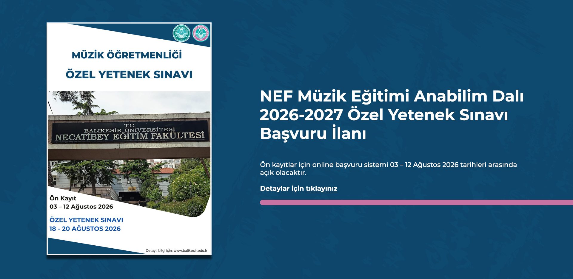 Balikesir University slide image
