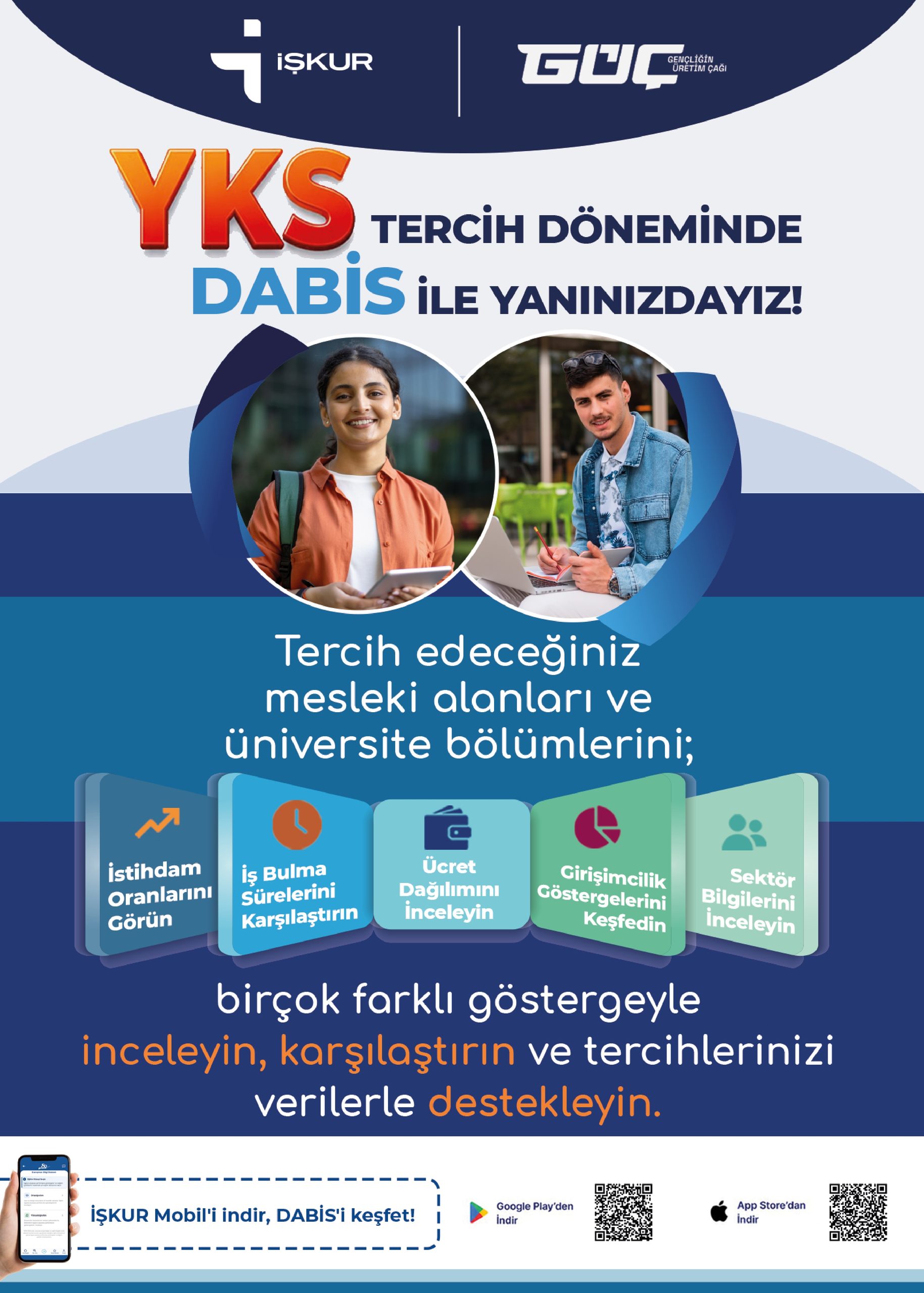 	 Üniversite tercihi yaparken ya da kariyerinizi planlarken güvenilir işgücü piyasası verilerinden yararlanmak ister misiniz? 2