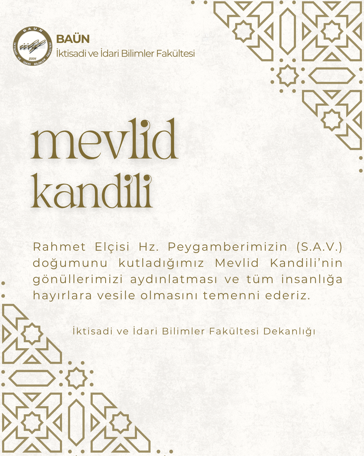 MEVLİD KANDİLİ