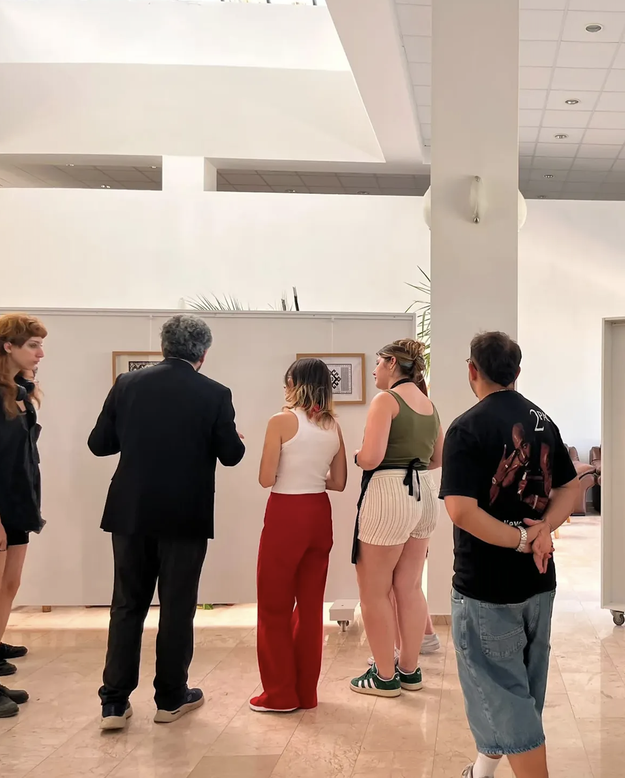 Baskı Sanatları Bölüm Başkanı Doç. Dr. Burçak Balamber’in “Belleğin Geometrisi” Sergisi Sanatseverlerle Buluştu 2