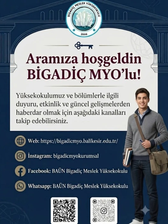 Aramıza Hoşgeldin Bigadiç MYO' lu!