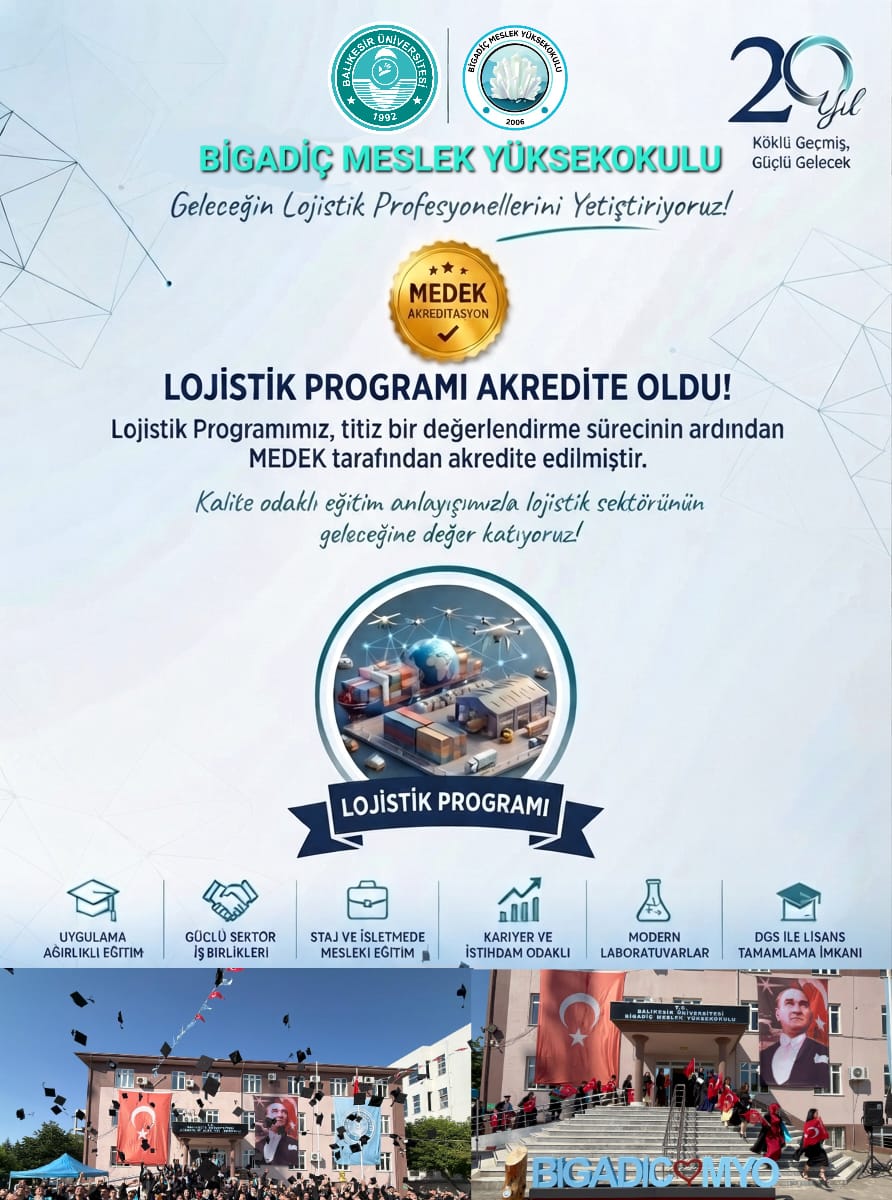 Lojistik Programı Akredite Oldu.