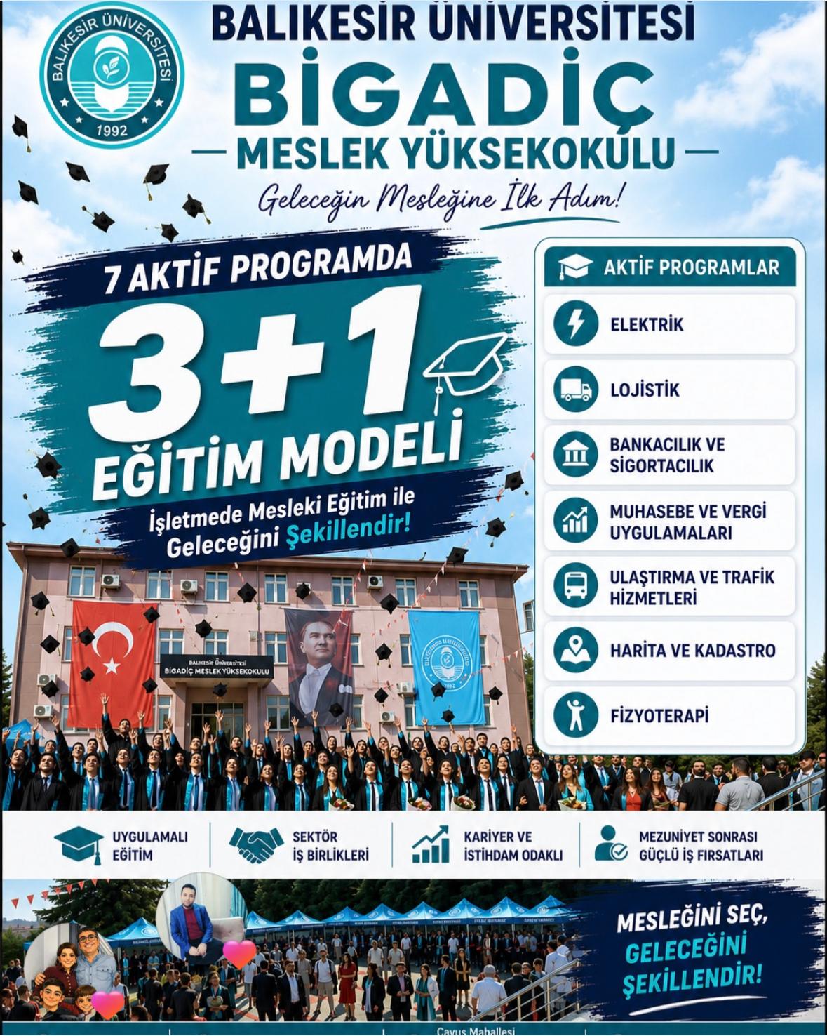 7 Aktif Programda 3+1 Eğitim Modeli
