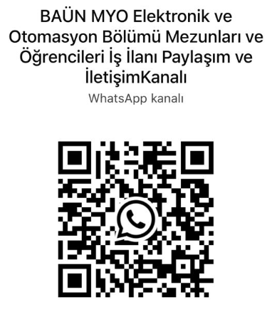 Bölümümüze Hoş Geldiniz ! 1