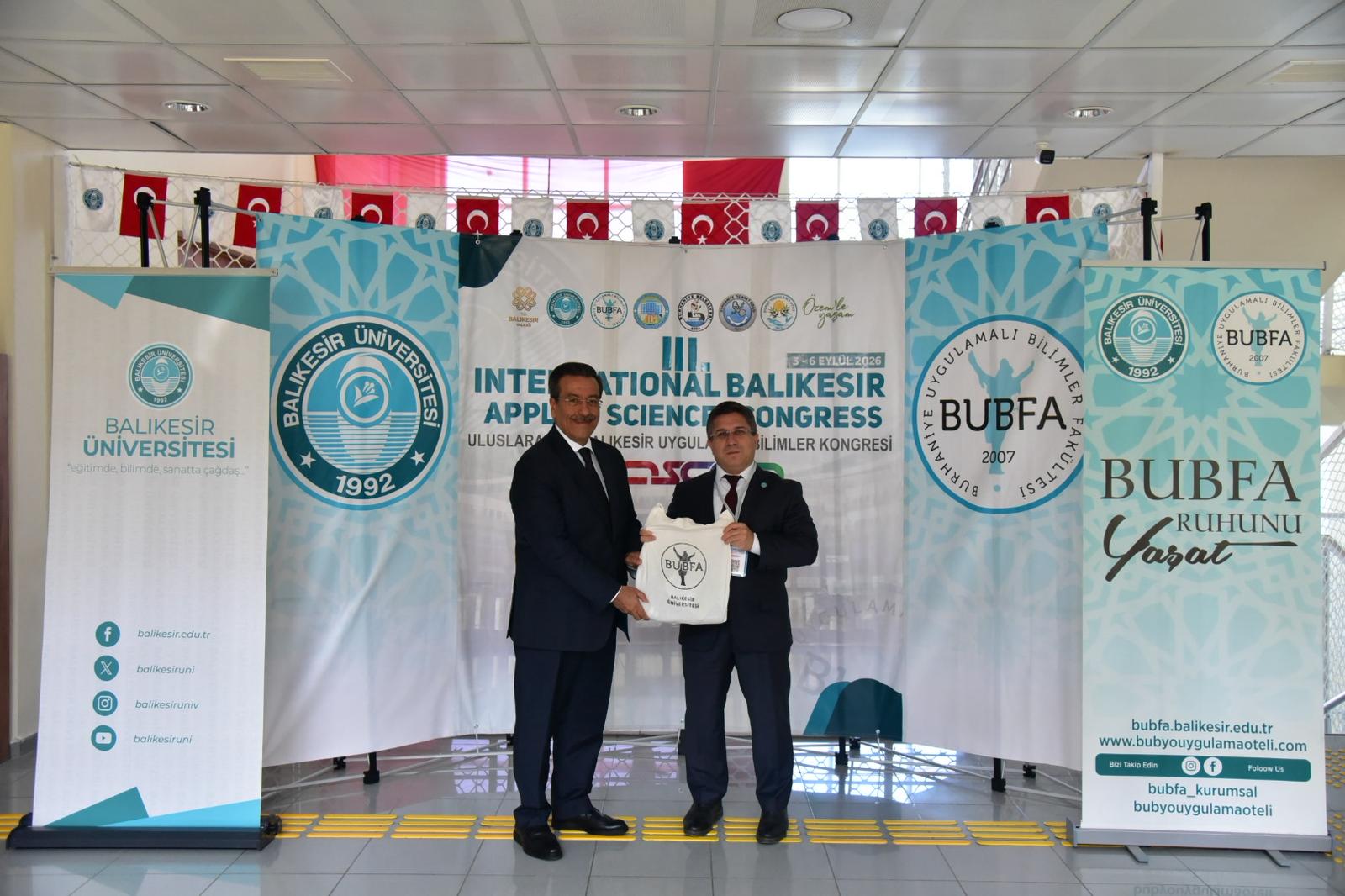 III. Uluslararası Balıkesir Uygulamalı Bilimler Kongresi BAÜN’de Başladı 8