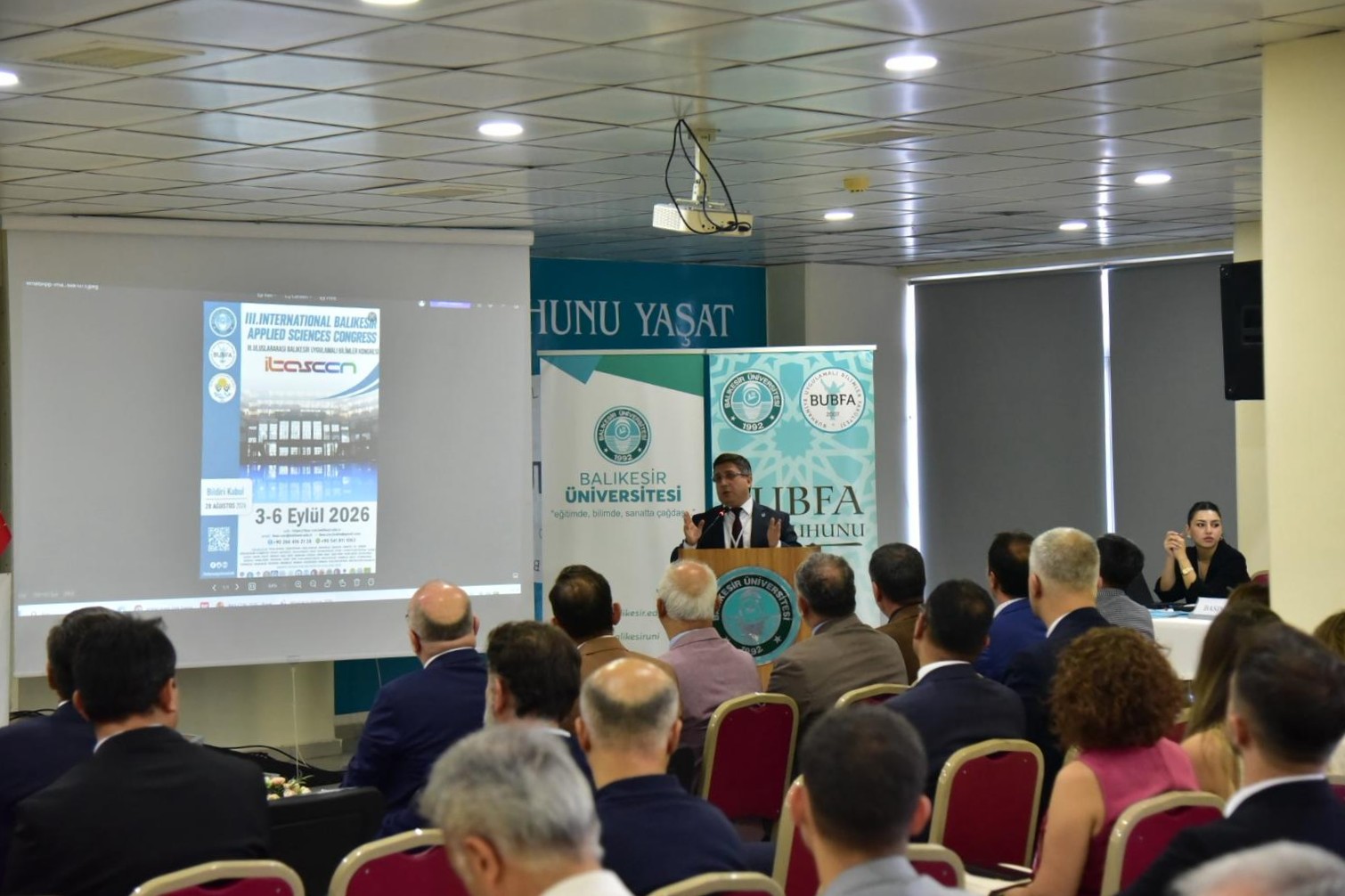 III. Uluslararası Balıkesir Uygulamalı Bilimler Kongresi BAÜN’de Başladı