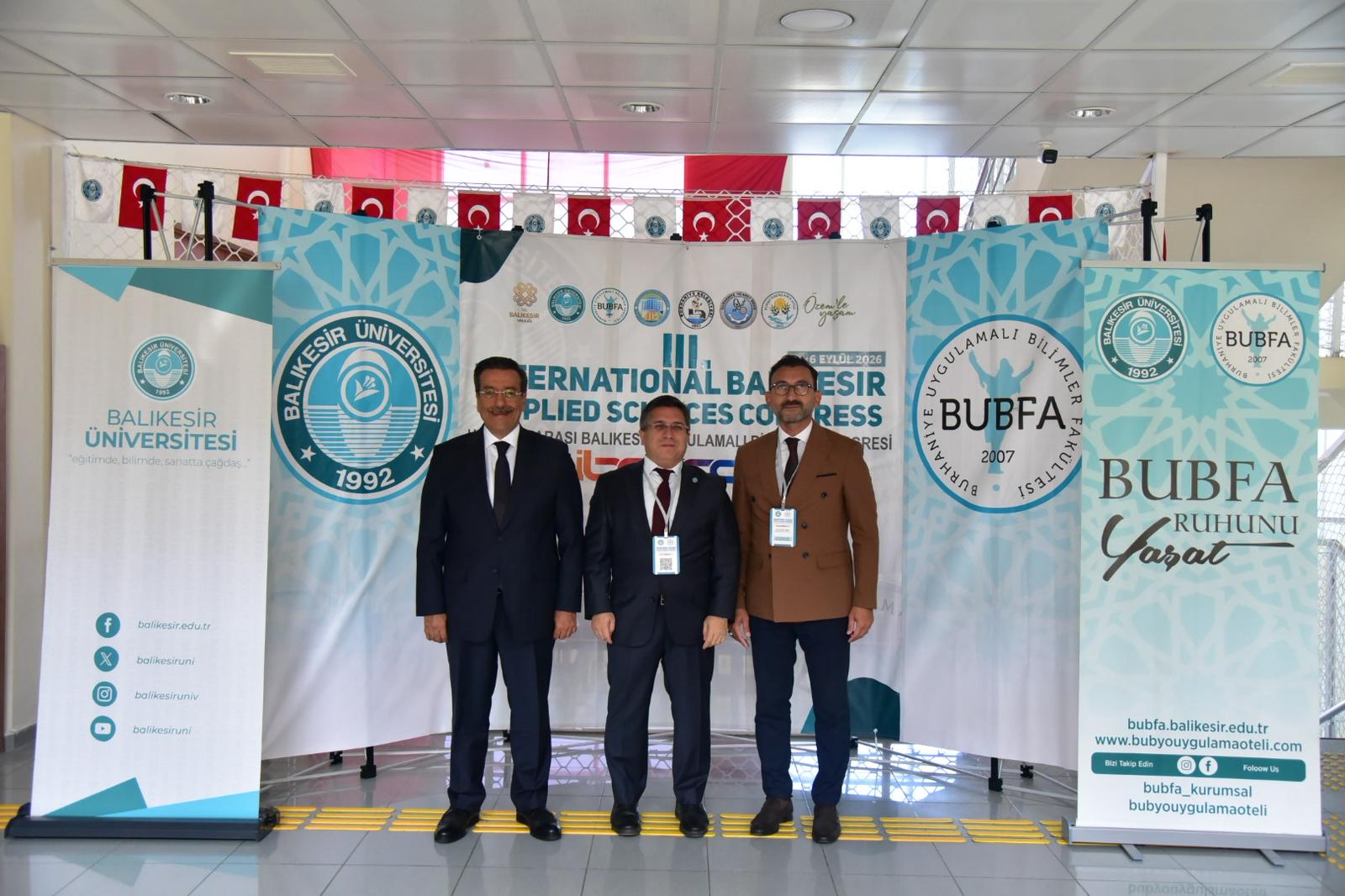 III. Uluslararası Balıkesir Uygulamalı Bilimler Kongresi BAÜN’de Başladı 10