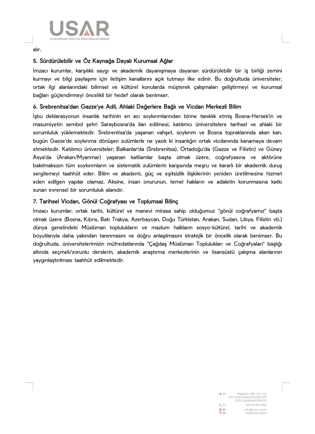 Balıkesir Üniversitesi, Saraybosna Yükseköğretim Deklarasyonu’nun İmzacıları Arasında Yer Aldı 4