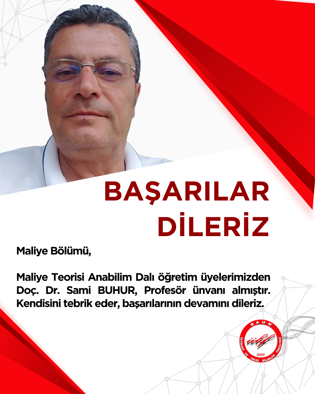 BAŞARILAR DİLERİZ…