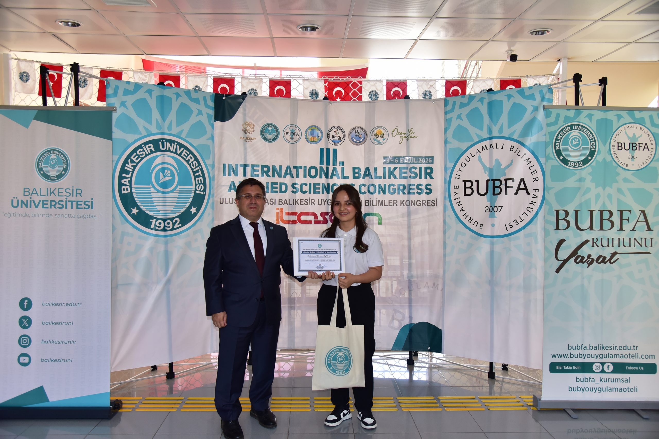 Özbek Öğrenciler BAÜN’e Uluslararası Staj Programında Mesleki Deneyim Kazandı 7