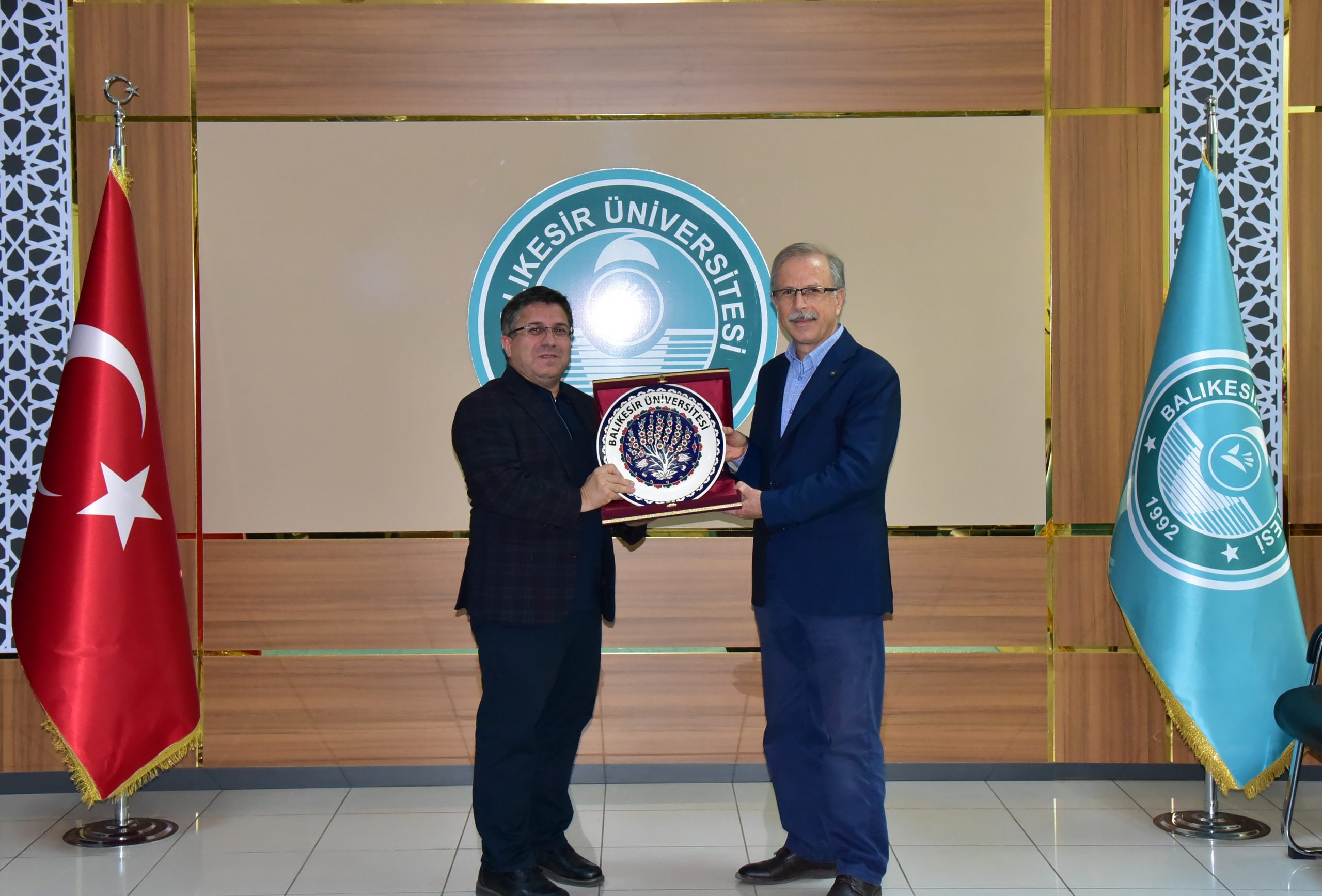 İstanbul Medeniyet Üniversitesi Rektörü Prof. Dr. Gülfettin Çelik’ten BAÜN Rektörü Prof. Dr. Yücel Oğurlu’ya Ziyaret 3
