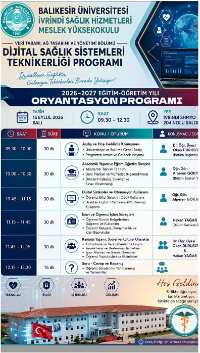 Yeni Kayıt Yaptıran Öğrenciler İçin Yapacağımız Oryantasyon Eğitim Programı 4