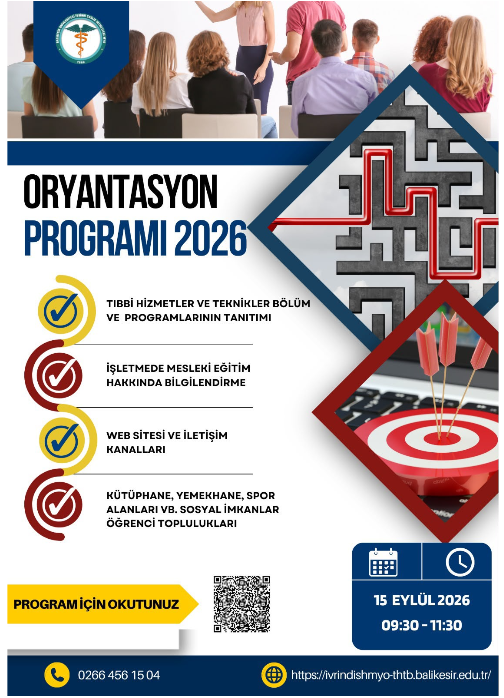 Yeni Kayıt Yaptıran Öğrenciler İçin Yapacağımız Oryantasyon Eğitim Programı 2