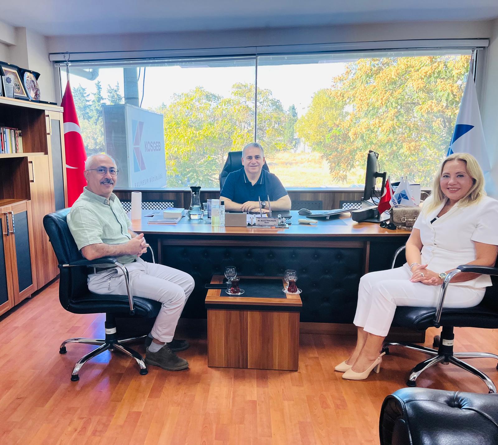 BAÜN TTO Yönetiminden KOSGEB Balıkesir İl Müdürlüğüne Ziyaret
