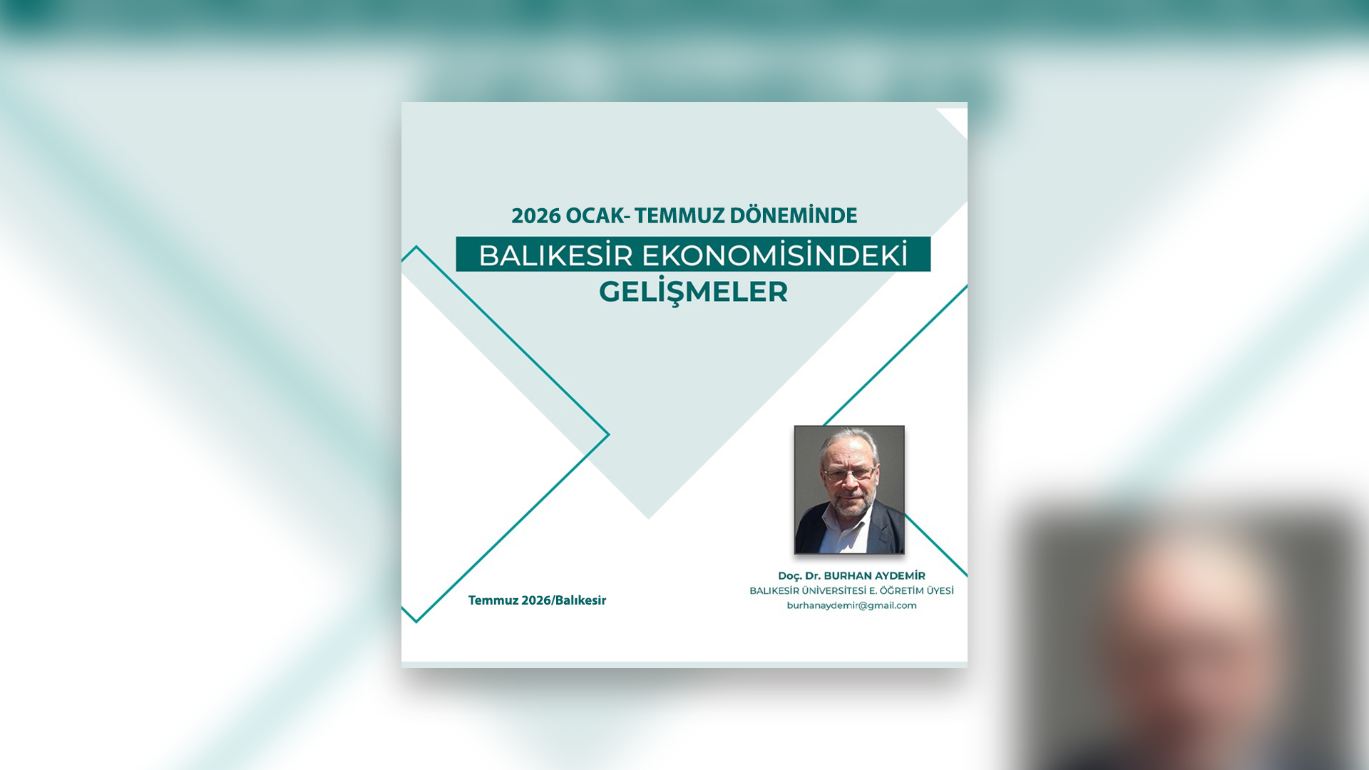 2026 Ocak- Temmuz Döneminde Balıkesir Ekonomisindeki Gelişmeler