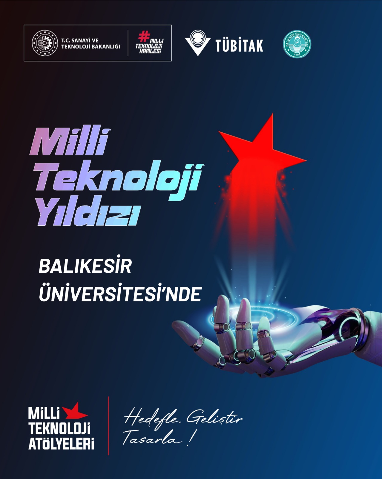 Milli Teknoloji Yıldızı Balıkesir Üniversitesinde