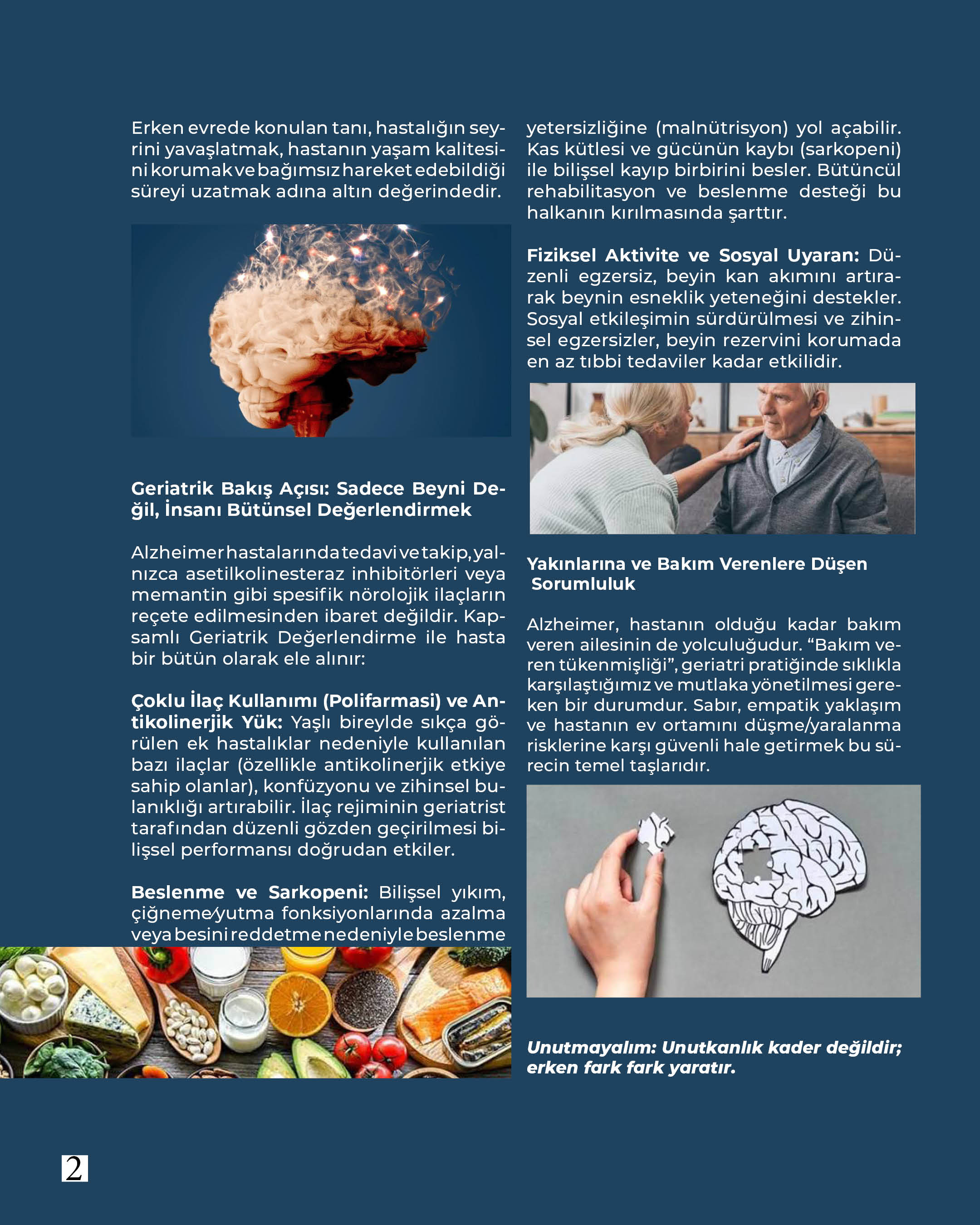 Akademisyenlerimizden; 21 EYLÜL  DÜNYA ALZHEIMER GÜNÜ Doç. Dr. Süleyman Emre Koçyiğit Balıkesir Üniversitesi  Tıp Fakültesi  Geriatri Bilim Dalı Başkanı 3