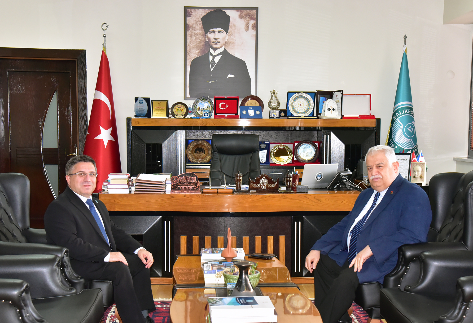 TÜBA Başkanı Prof. Dr. Muzaffer Şeker’den Rektör Oğurlu’ya Ziyaret