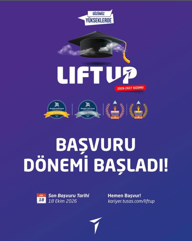 TUSAŞ International Awarded LIFT UP License Finishing Projects Program Applications