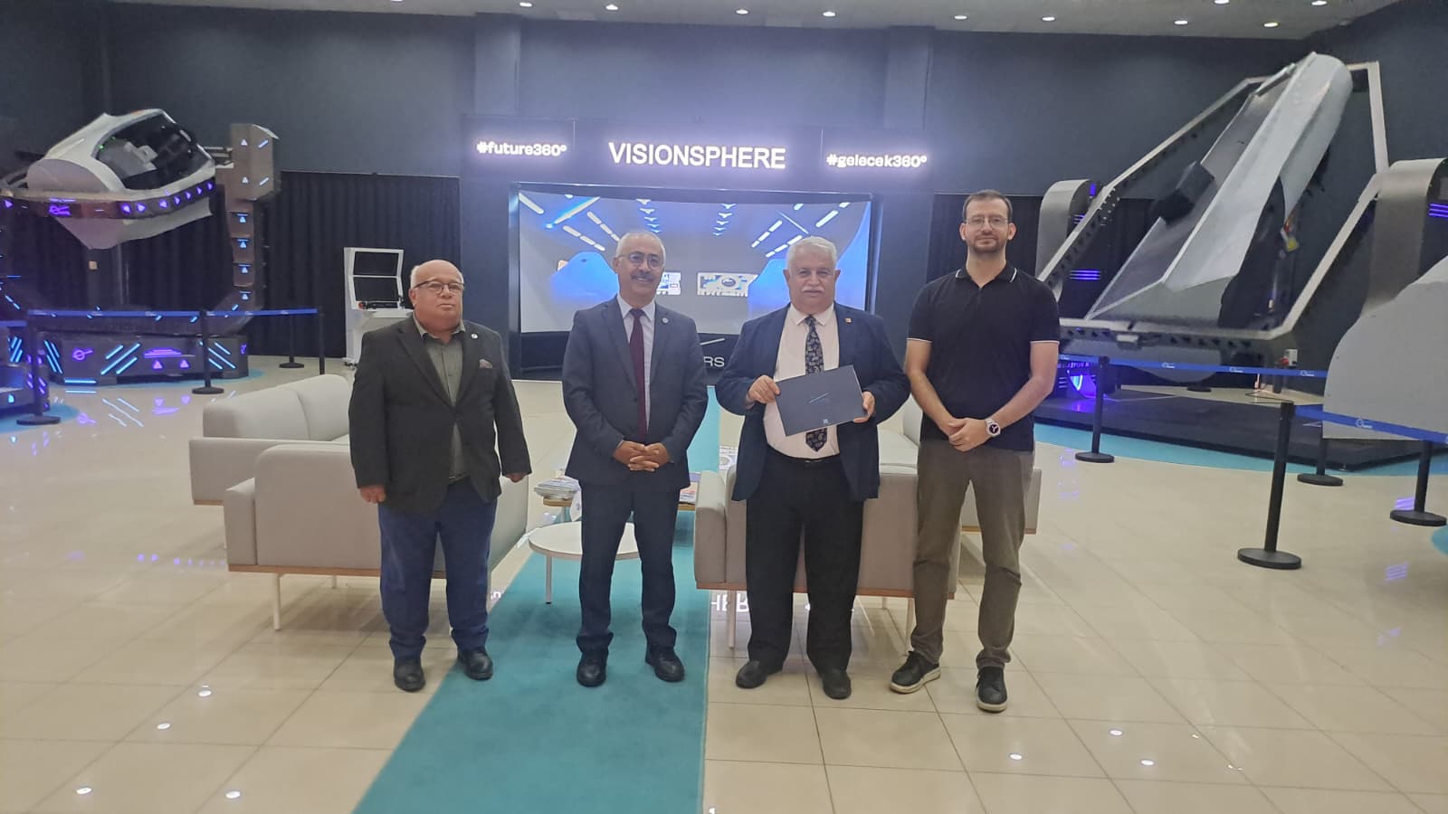 TÜBA Başkanı Prof. Dr. Muzaffer Şeker, BAÜN Simülasyon Merkezini İnceledi