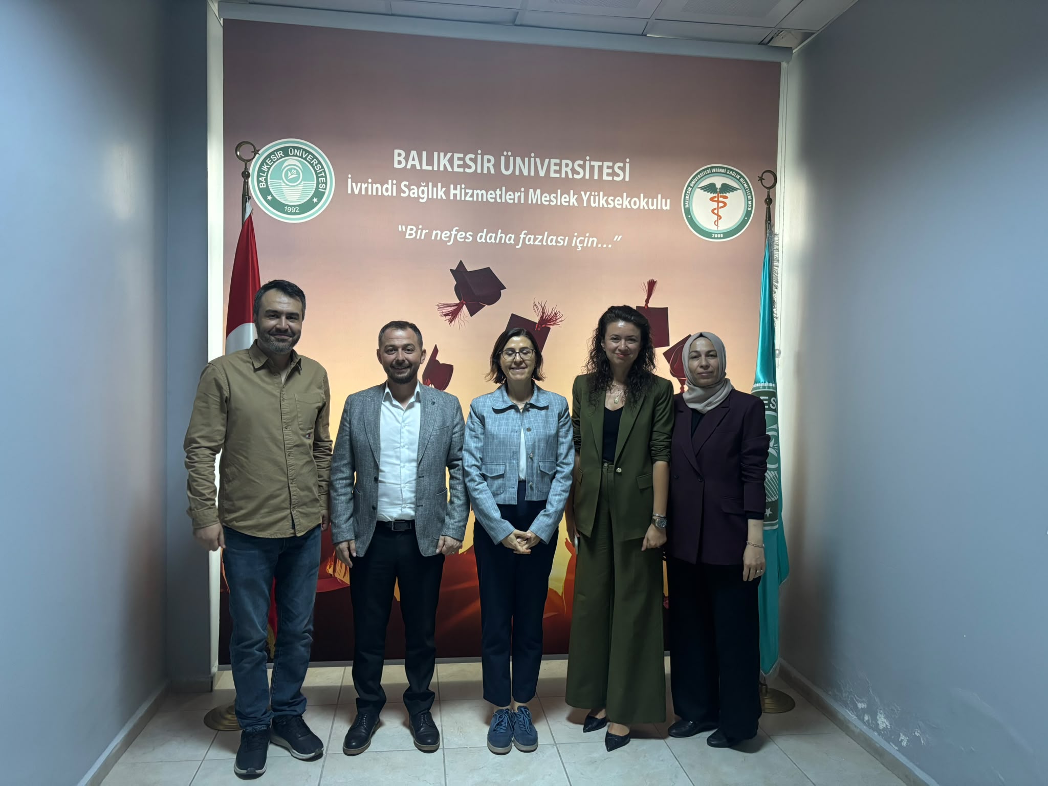 Edremit Meslek Yüksekokulundan İvrindi Sağlık Hizmetleri Meslek Yüksekokuluna Ziyaret Akreditasyon ve Kurumsal İş Birliği İstişaresi 2