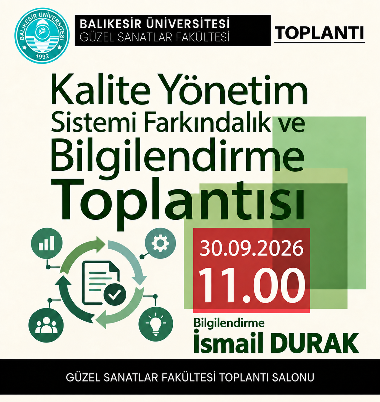 Quality Management System Awareness and Information Meeting