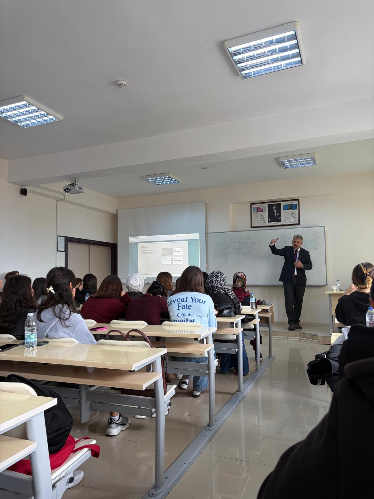 Savaştepe MYO’da Açılış Dersi gerçekleştirildi. 2