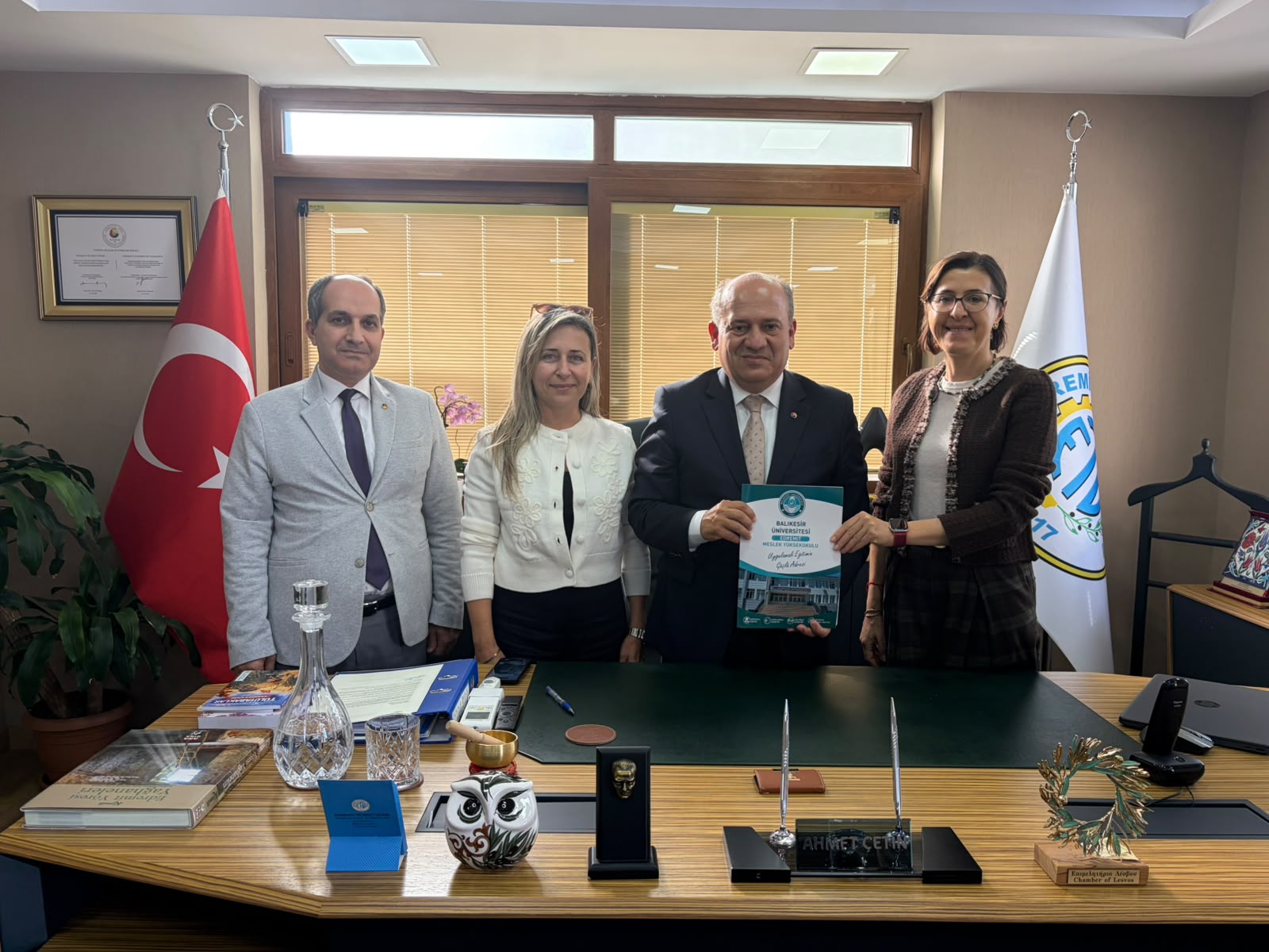 A 3+1 Vocational Education in Business Cooperation Protocol Was Signed Between Edremit Vocational School and Edremit Chamber of Commerce