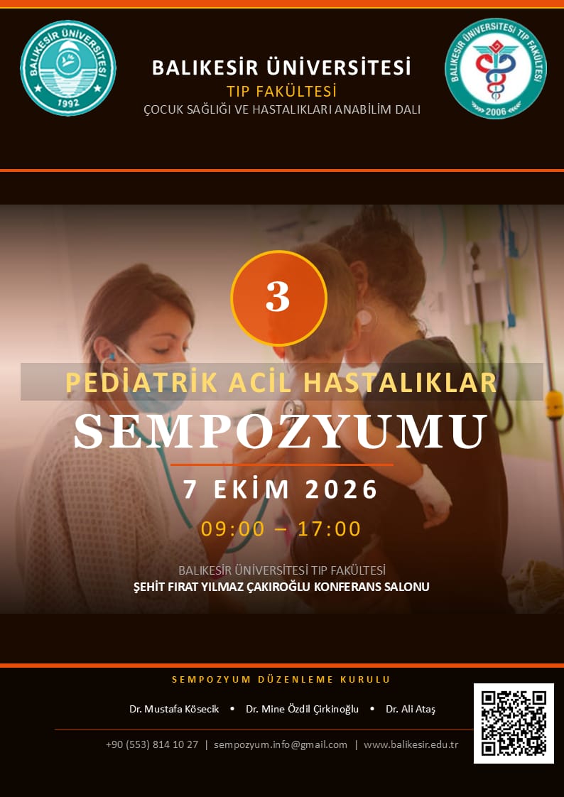 3. Pediatrik Acil Hastalıklar Sempozyum Duyurusu 1