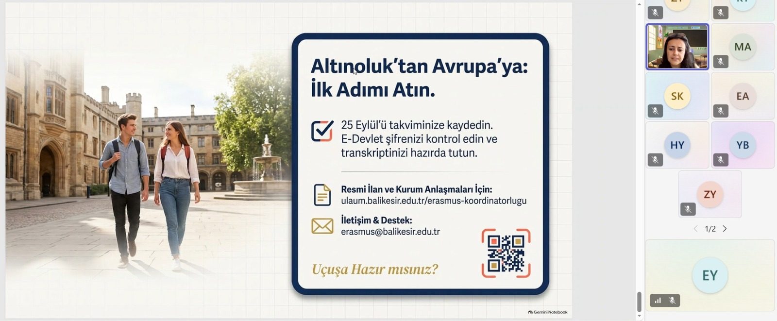 Erasmus Eğitimi