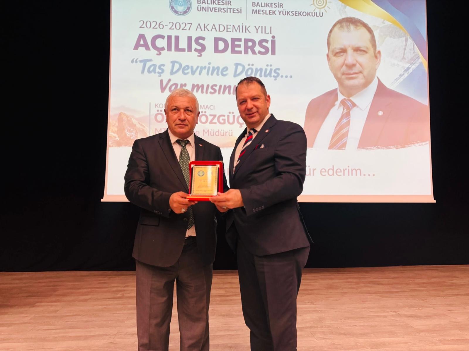 Balıkesir Meslek Yüksekokulunda 2026-2027 Eğitim-Öğretim Yılı Açılış Dersi Gerçekleştirildi 8