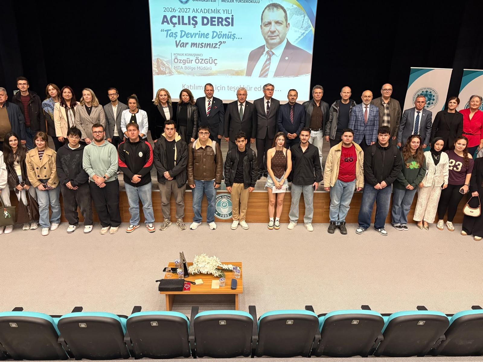 Balıkesir Meslek Yüksekokulunda 2026-2027 Eğitim-Öğretim Yılı Açılış Dersi Gerçekleştirildi 1