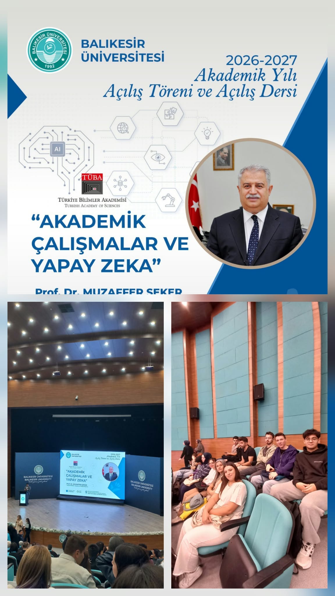 BMYO 2026-2027 EĞİTİM ÖĞRETİM YILI AÇILIŞ DERSİNE KATILDIK