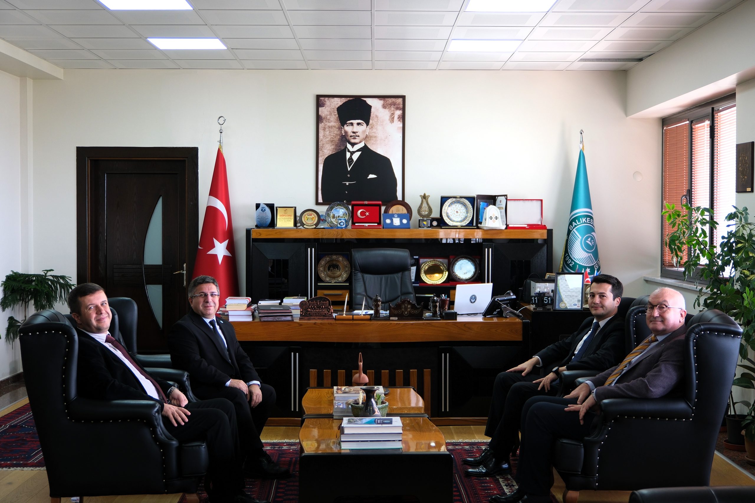 Vergi Mahkemesi Başkanı Burak Han İlhan’dan Rektör Oğurlu’ya İade-i Ziyaret