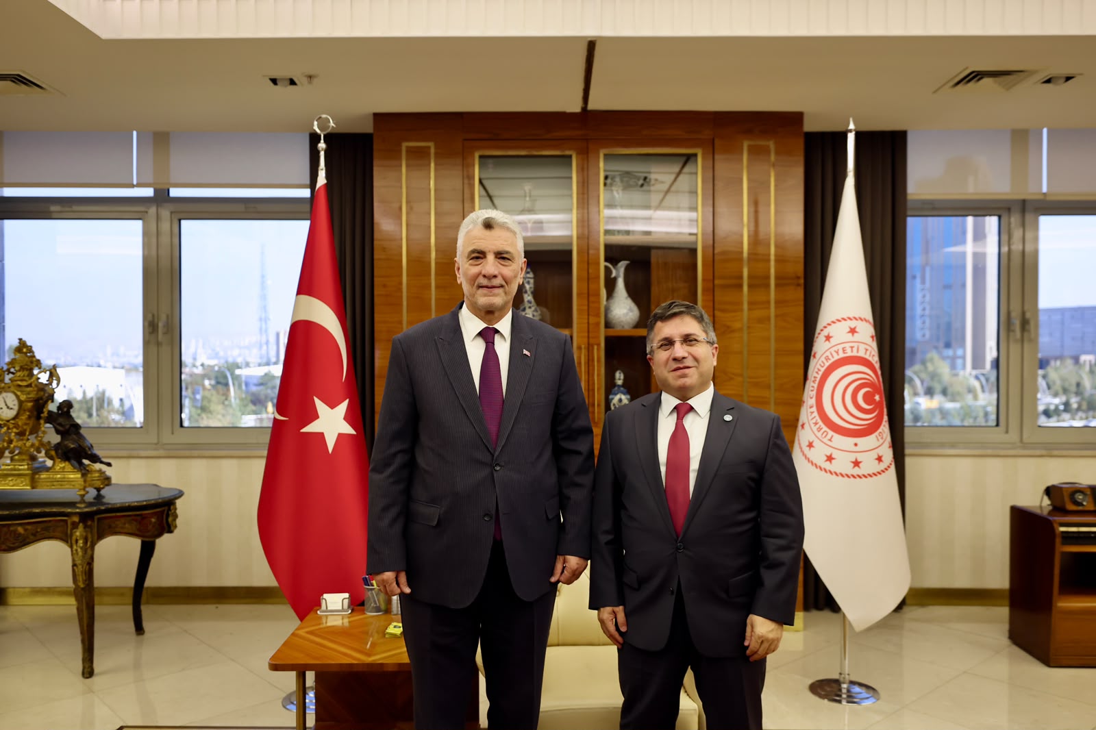 BAÜN Rektörü Prof. Dr. Yücel Oğurlu’dan Ticaret Bakanı Prof. Dr. Ömer Bolat’a Ziyaret