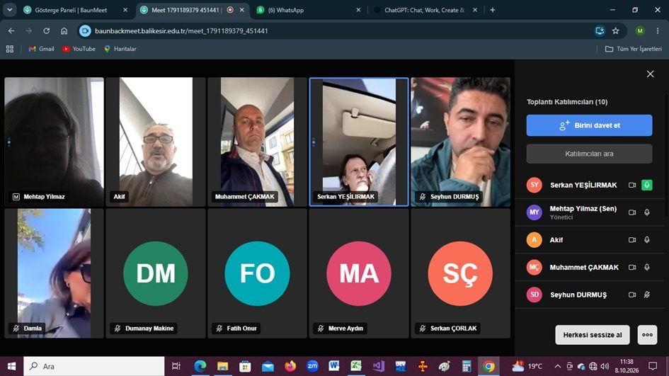 Advisory Board Meeting Conducted for the Department of Computer Technologies at Edremit Vocational School