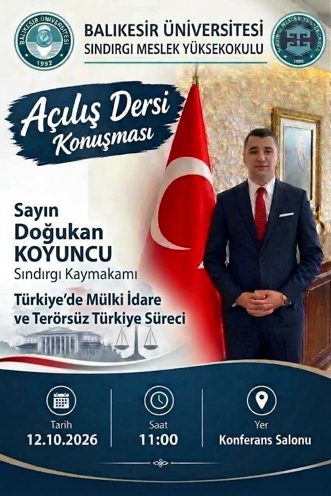 Açılış Dersi Konuşması 