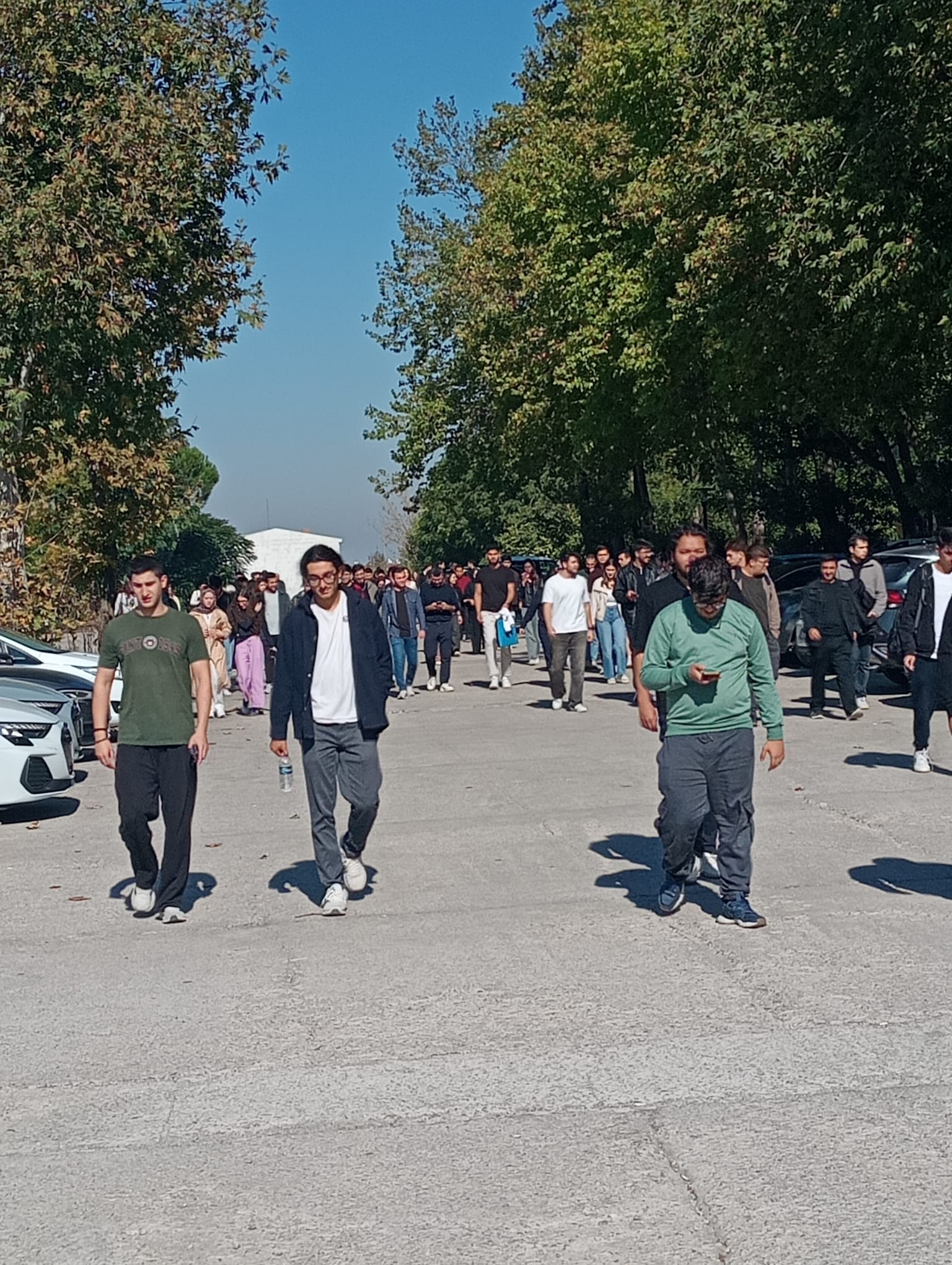 Fakültemizde Deprem Anı ve sonrası Yangın/Tahliye tatbikatı  4